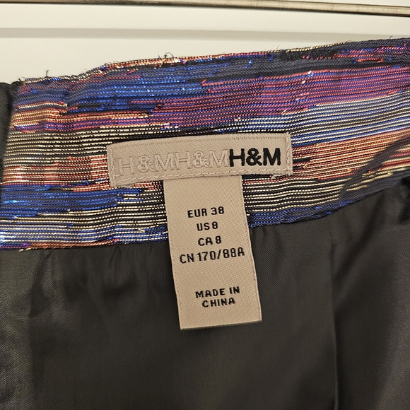 H&M Trend Tinsel Mini-skirt - Picture 7 of 8